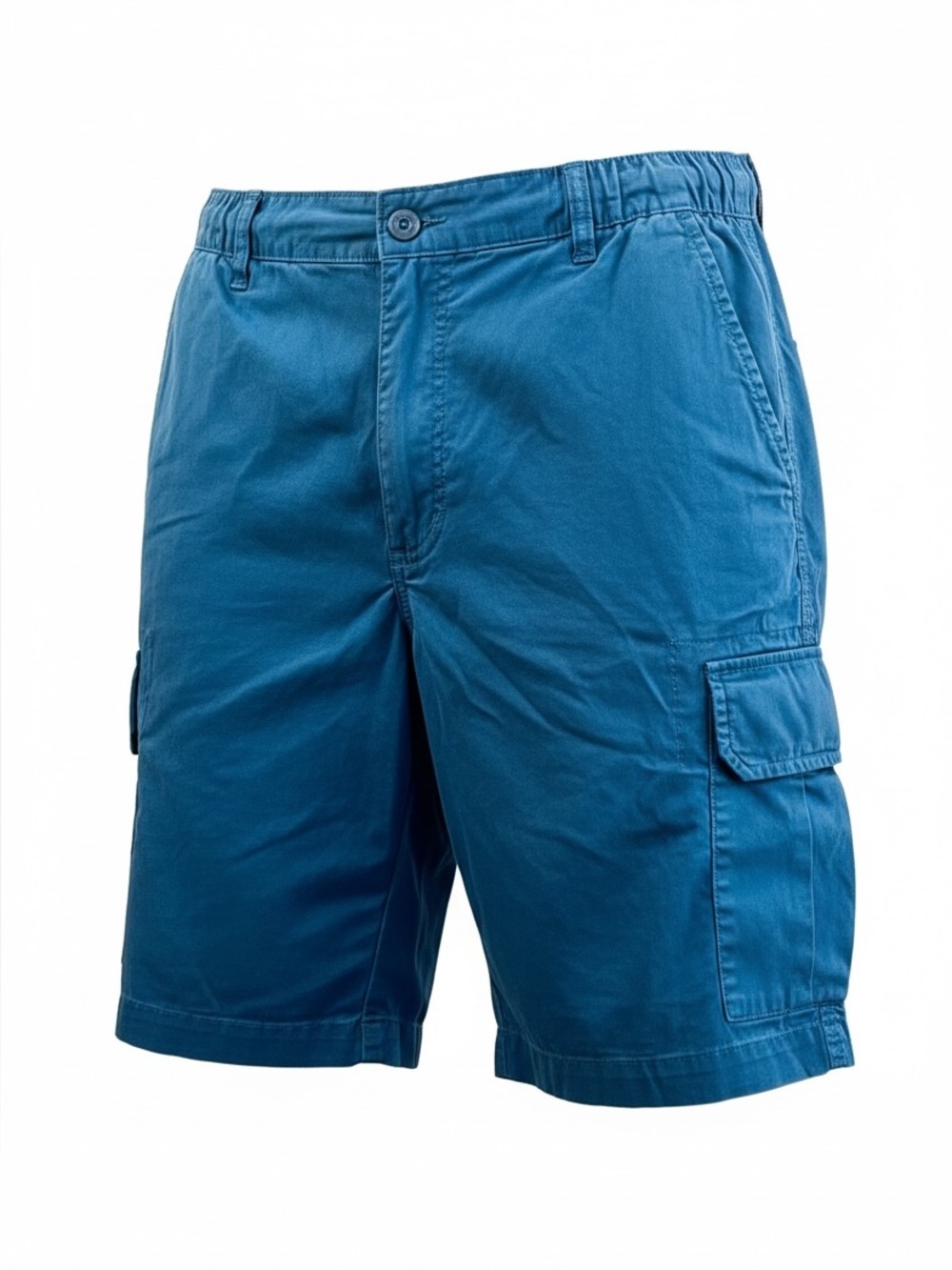 Men's Free Assembly Navy Blue Cargo Shorts W/Drawstring